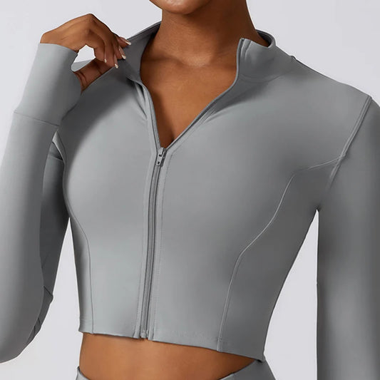 Cropped Contour Jacket