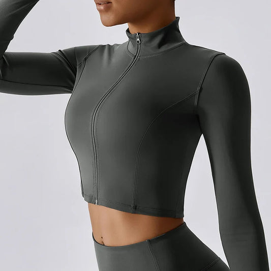 Cropped Contour Jacket